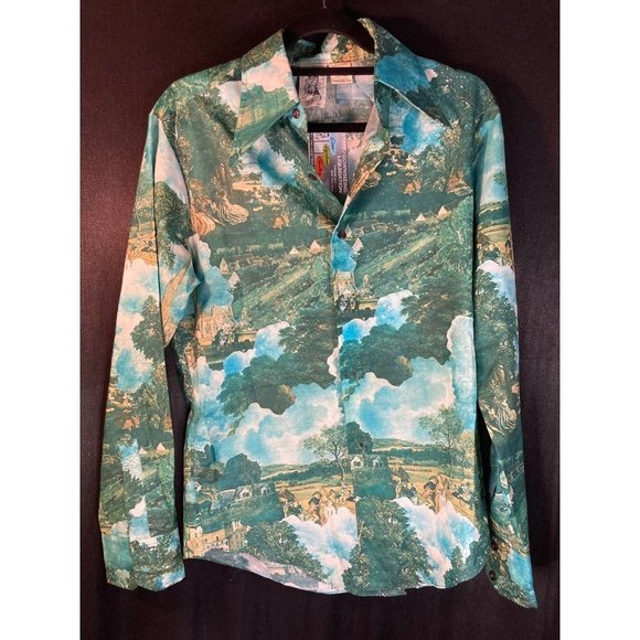 Other - 𝅺1970’S vintage disco photo shirt. Disney collab!‎ kennington. Box E